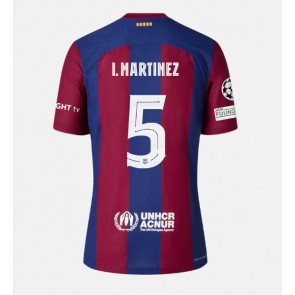 Barcelona Inigo Martinez #5 Koszulka Podstawowych 2023-24 Krótki Rękaw